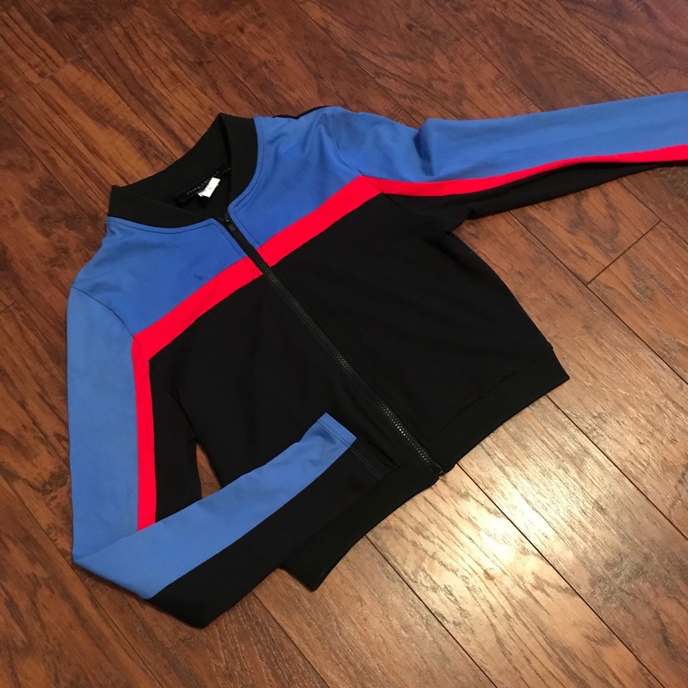 Crop jacket bought at AKIRA CHICAGO in Chicago.
